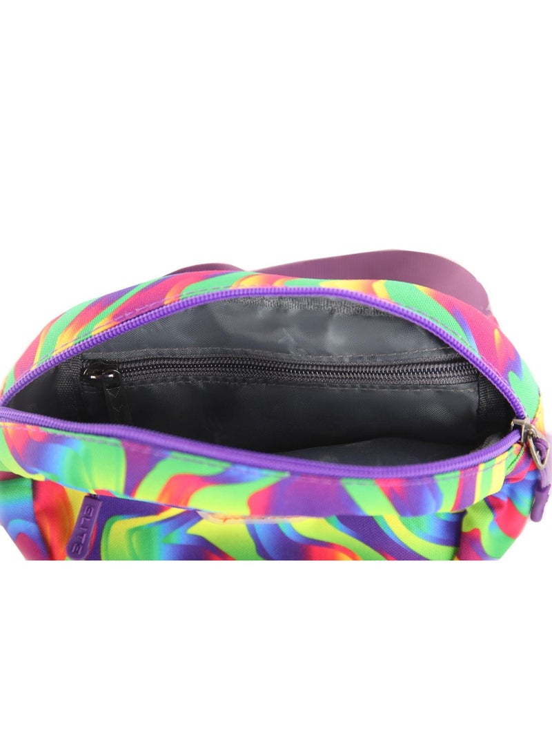 Elite Bags ELITE Premium Waist Bag, Lightweight Crossbody Bag with Adjustable Strap, Dual Zipper Compartments for Everyday Use & Travel - MAJESTIC GS 285 - Image 3