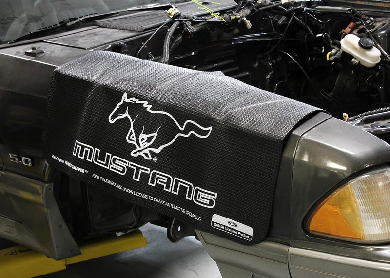 Fender Gripper Fender Cover with Ford Running Pony Logo | Offically Licensed by Ford Motor Company | Universal Fit | Standard Size 22" X 34" | FG2105 - Image 4