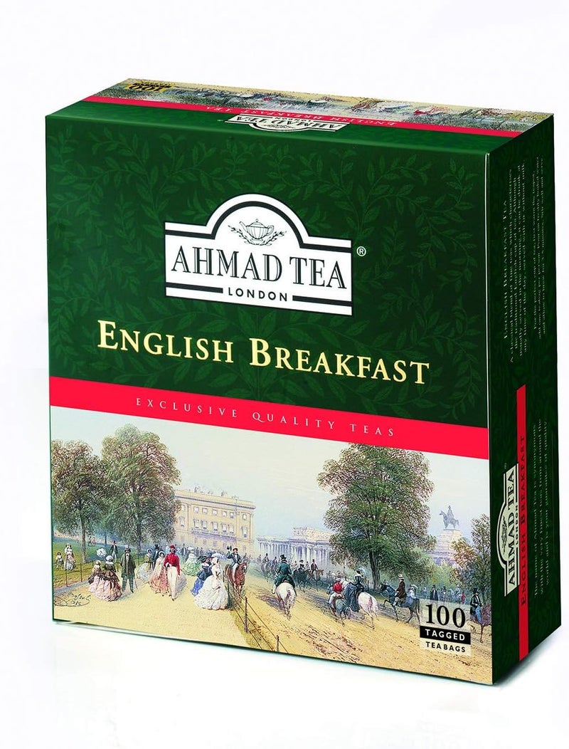 Ahmad Tea English Breakfast Tea - 100 Tagged Teabags - Image 2