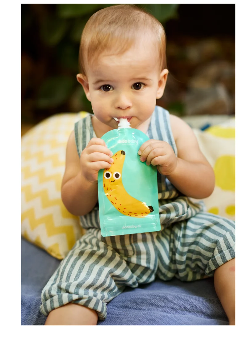 didobaby Reusable Pouches (Pack of 6)  - Fruits