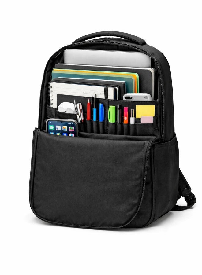ONEZONE Waterproof Laptop Backpack - Travel, College & Work Bag for Men, Durable Water-Resistant Carry-On (Black) - Image 4
