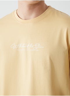 LC WAIKIKI Crew Neck Short Sleeve Printed Combed Cotton Men's T-shirt  - Image 3