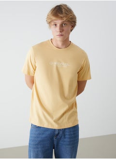 LC WAIKIKI Crew Neck Short Sleeve Printed Combed Cotton Men's T-shirt  - Image 1