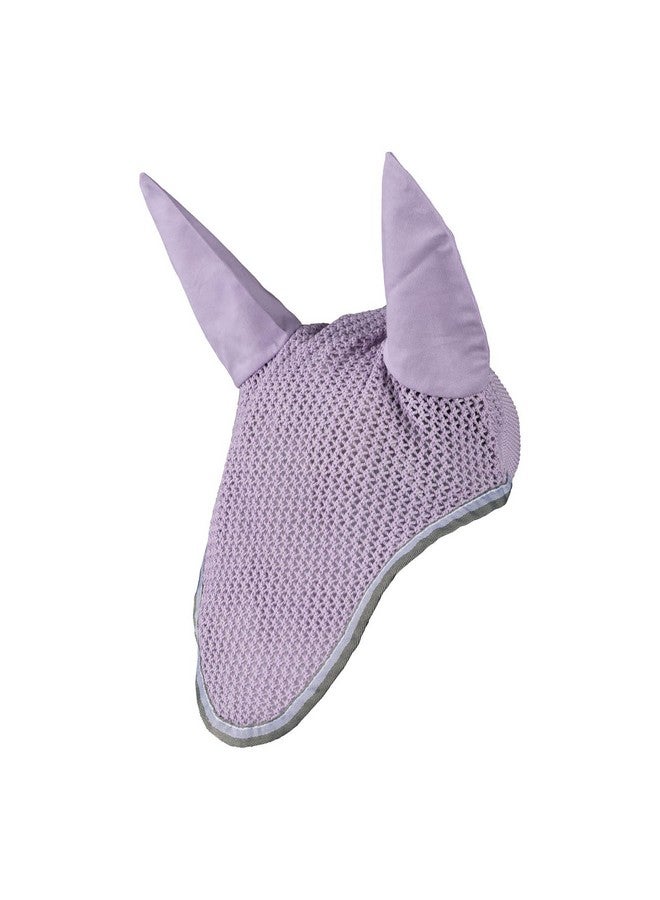 هورز شبكة أذن للحصان من هورز أديبتو مصنوعة من القطن والكروشيه لحماية آذان الخيل من الحشرات والذباب مع أغطية أذن قطنية - لون بنفسجي فاتح - للخيول - Image 1