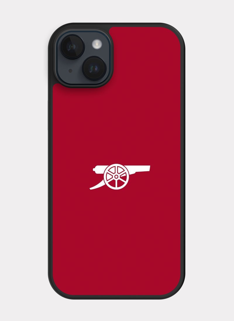 بكسلات كفر ايفون 14 بلس نادي ارسنال احمر - Image 1