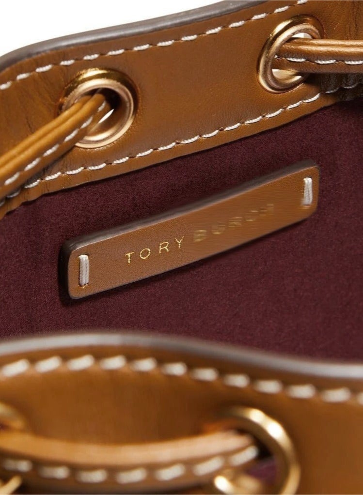 Burch Tory Burch Large T Monogram Jacquard Bucket Bag TB bag - Image 5