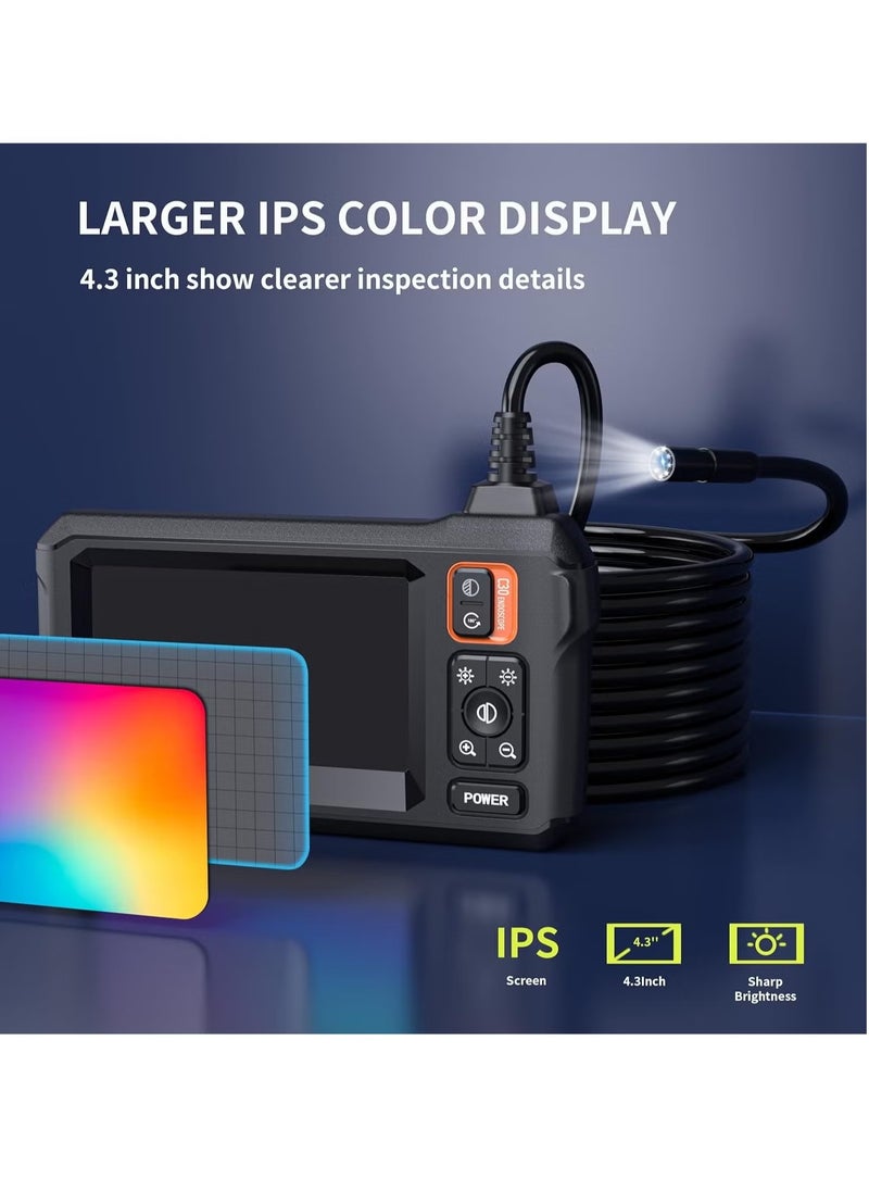 RATSAW - 5m Borescope Endoscope Camera with Light IP67 Waterproof Endoscope 1080P HD Inspection Camera Borescope Camera with Light Snake Camera Endoscope Camera Gadgets for Men - Image 1