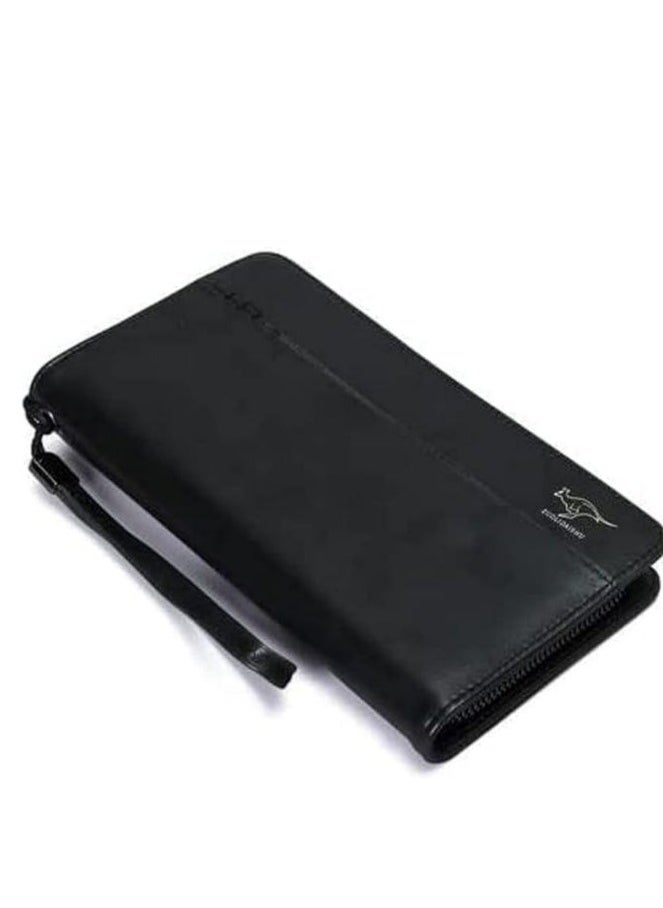 Generic - Unique stylish Kangaroo wallet - black - Image 1