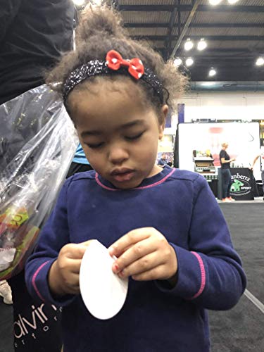 Sweaty Bands Womens Girls Headband - Non-Slip Velvet-Lined Sparkle Hairband - Bowtique Viva Diva Polka Dot 1-Inch - Image 5