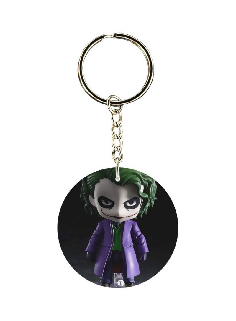 Joker Character Printed Keychain