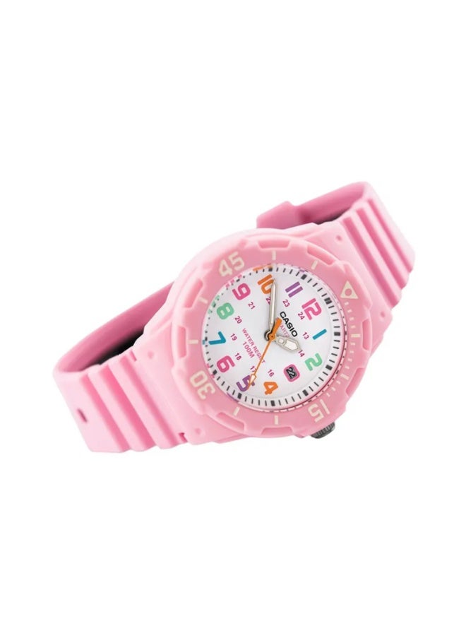كاسيو ساعة كاسيو LRW‑200H‑4B2V للنساء، سوار راتنج وردي، مقاومة ماء حتى 100 متر - Image 2