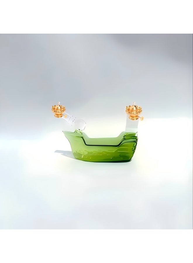 زجاجة شمعة زجاجية مقاومة للحرارة من الدرجة الفائقة زجاج بوروسيليكات عالي الجودة طبية للاستخدام طويل الأمد