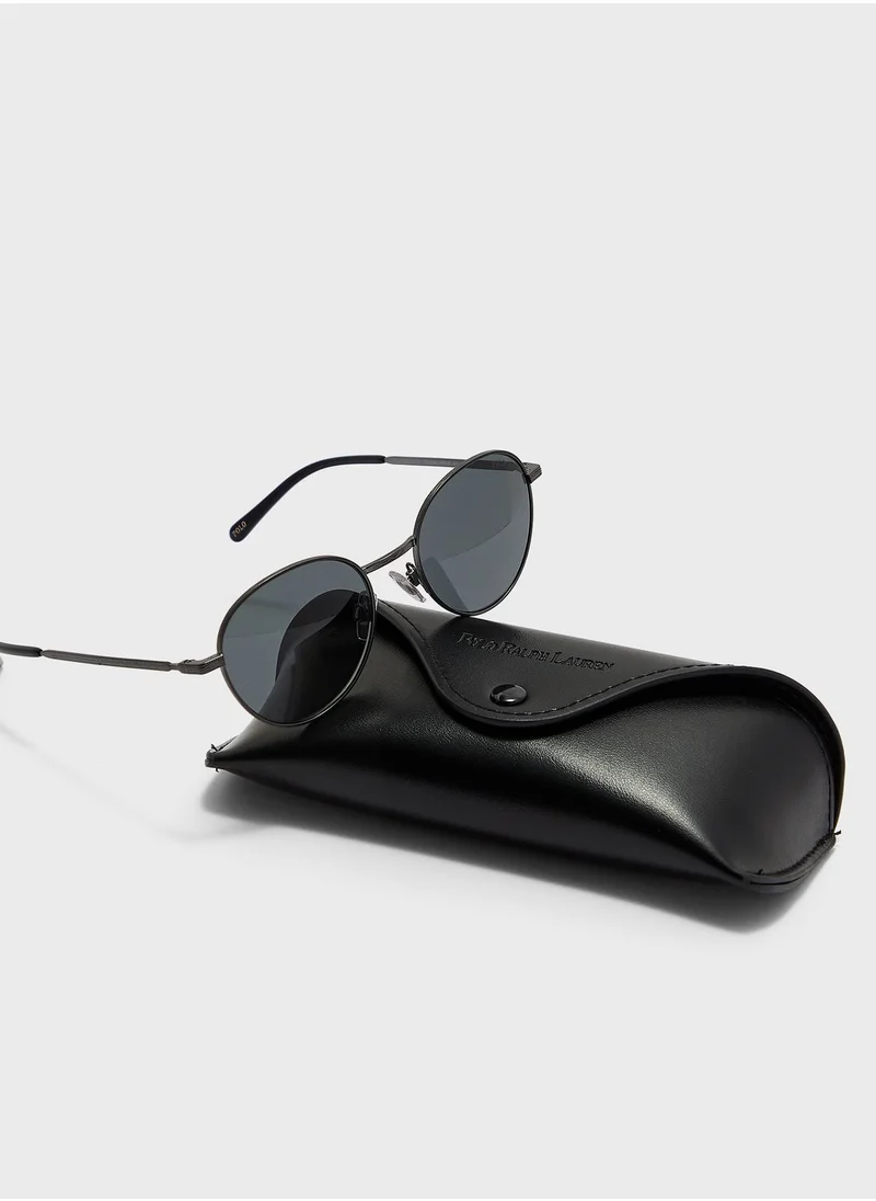 POLO RALPH LAUREN 0Ph3144 Round Sunglasses