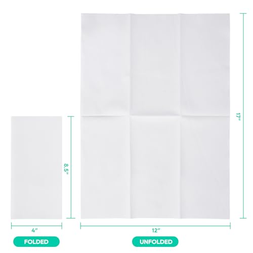 JOLLY PARTY 100PACK Disposable Hand Towels for Bathroom, Soft and Absorbent Paper Guest Towels Disposable Decorative Bathroom Hand Napkins for Kitchen, Parties, Weddings, Dinners - Image 5