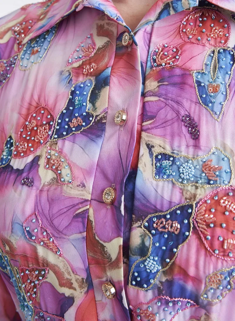 KASHKHA Floral Print Dress