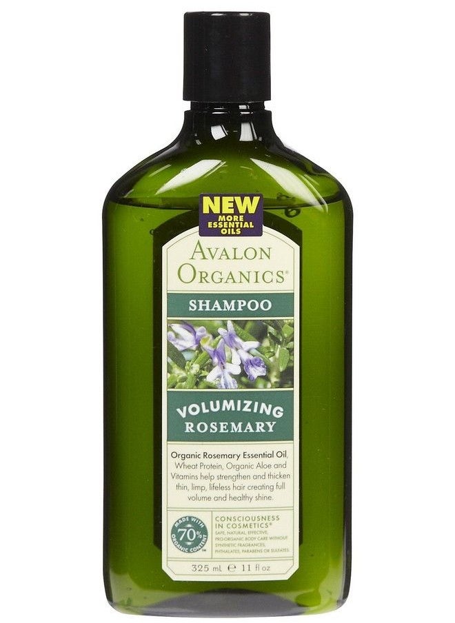 Avalon Organics Volumizing Shampoo Rosemary 11 Oz  - Image 1