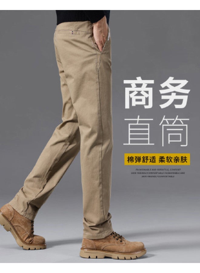 FOLUNSI men's Casual Pants - Loose Fit Trendy Office Trousers, Stylish Versatile Business Pants For Men - Image 1