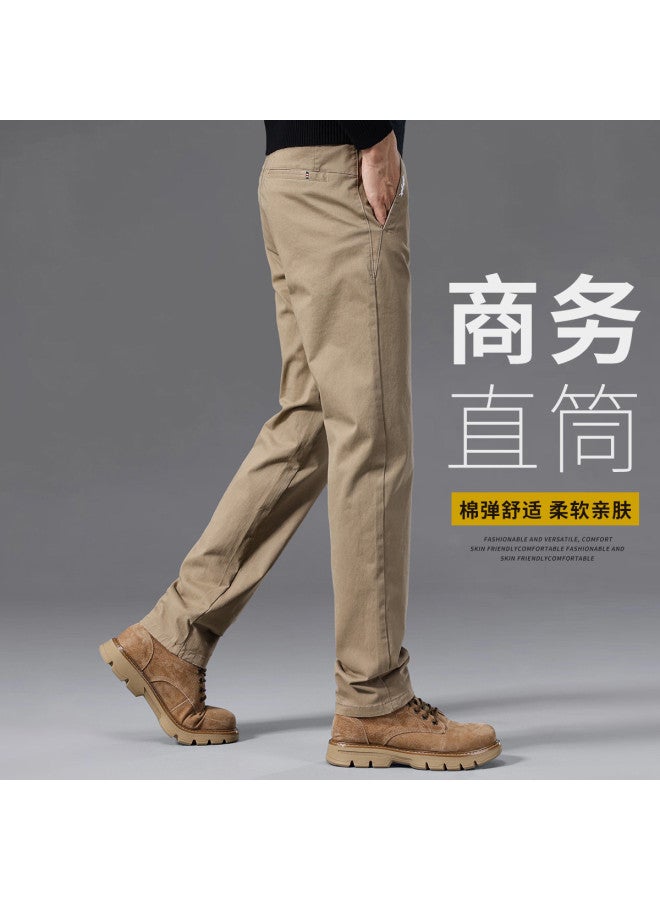 FOLUNSI men's Casual Pants - Loose Fit Trendy Office Trousers, Stylish Versatile Business Pants For Men - Image 2