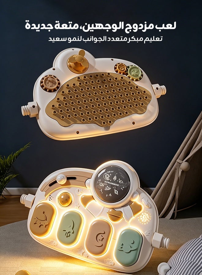 Aurlar 5-in-1 Baby Play Mat Activity Gym – Musical Activity Center with Piano, Lights & Walker, Soft Washable Cushion, Bluetooth Music, Perfect Baby Gift for Tummy Time & Learning - Image 4