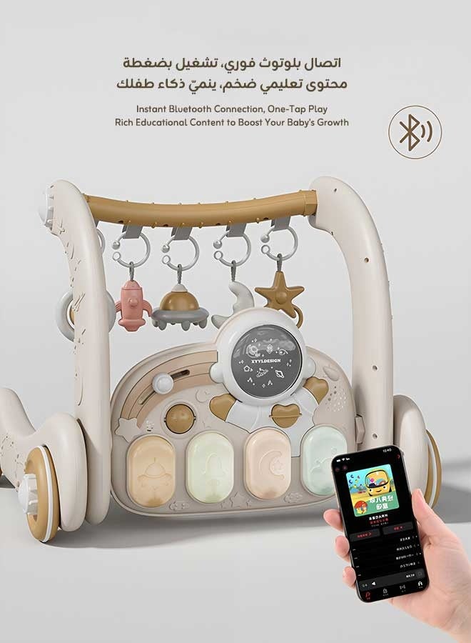 Aurlar 5-in-1 Baby Play Mat Activity Gym – Musical Activity Center with Piano, Lights & Walker, Soft Washable Cushion, Bluetooth Music, Perfect Baby Gift for Tummy Time & Learning - Image 5