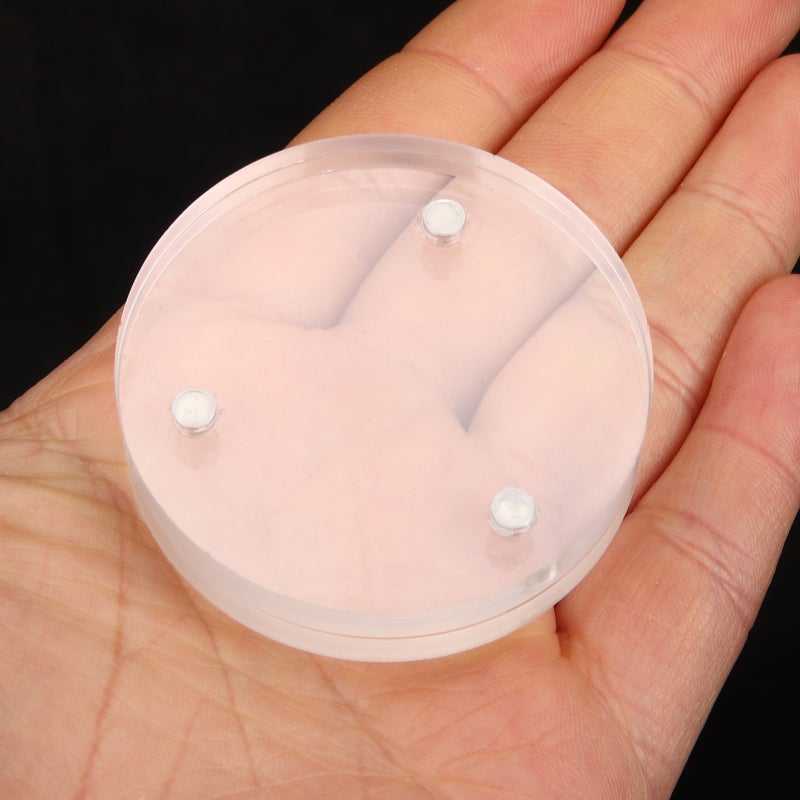 4pcs Round Magnets Magnetic Photo Picture Frame Mini Photo Display Discs - Image 2
