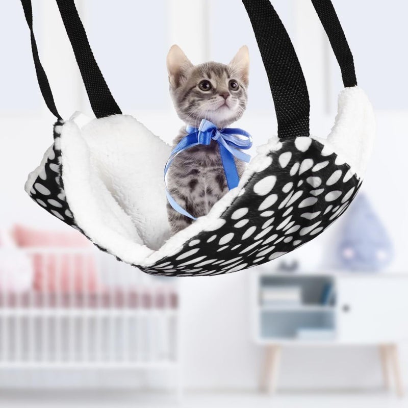 2 Pcs Cat Swing Hammock Bed Removable Cat Nest Lounger For Indoor Outdoor - Image 5