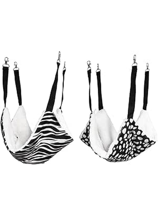 2 Pcs Cat Swing Hammock Bed Removable Cat Nest Lounger For Indoor Outdoor - Image 1