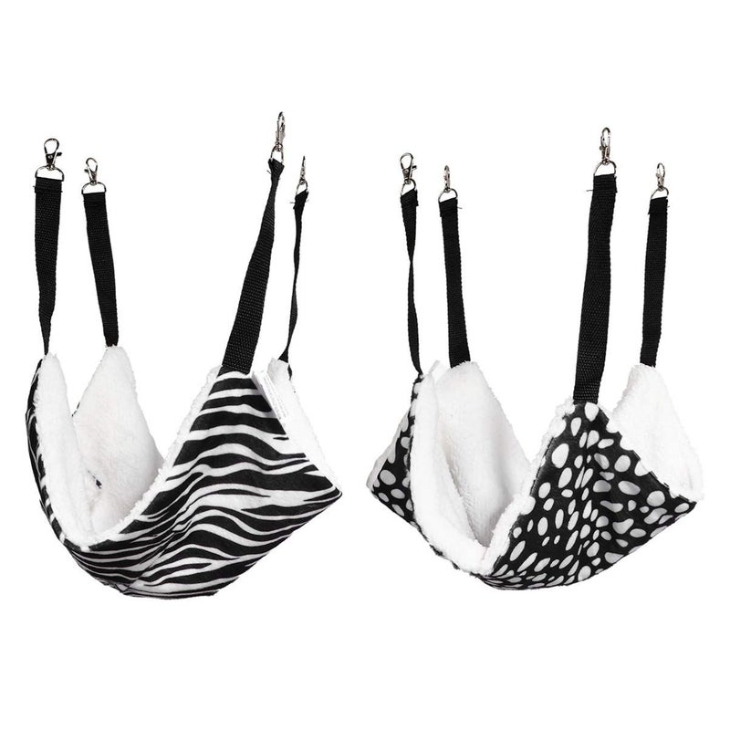 2 Pcs Cat Swing Hammock Bed Removable Cat Nest Lounger For Indoor Outdoor - Image 2