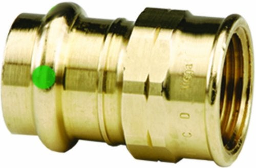 Viega 79315 ProPress Zero Lead Bronze Adapter with Female 34Inch by 34Inch P x Female NPT 10Pack