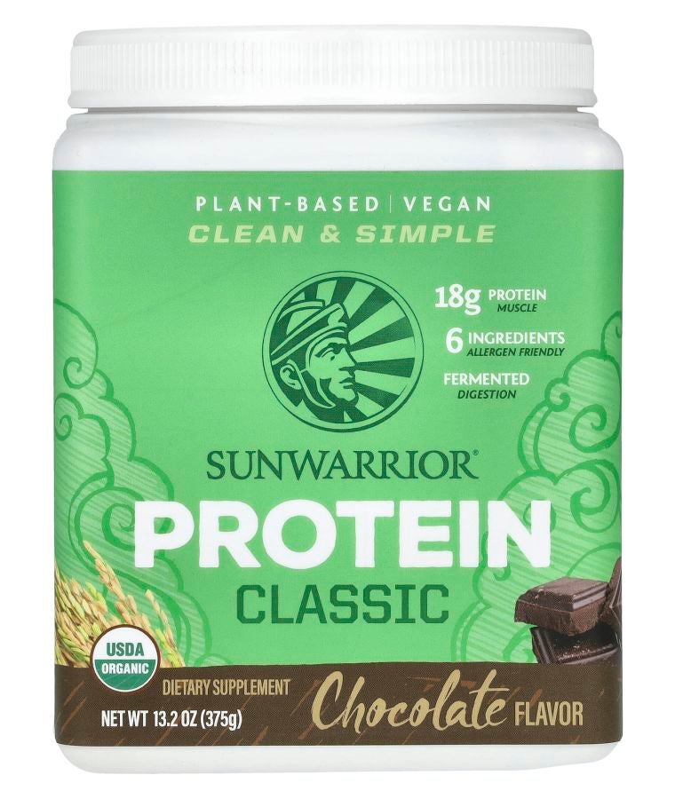 Sunwarrior Classic Protein Chocolate 13.2 oz (375 g)