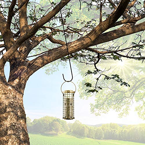 DINGEE 24 Inch Large Tree Branch Hooks, 6 Pack Extra Long Metal Black S Hooks for Hanging Plants, Garden Hooks for Hanging Bird Feeders,Plant Hooks Outdoor Hanging Basket-Outdoor or Indoor Use - Image 3