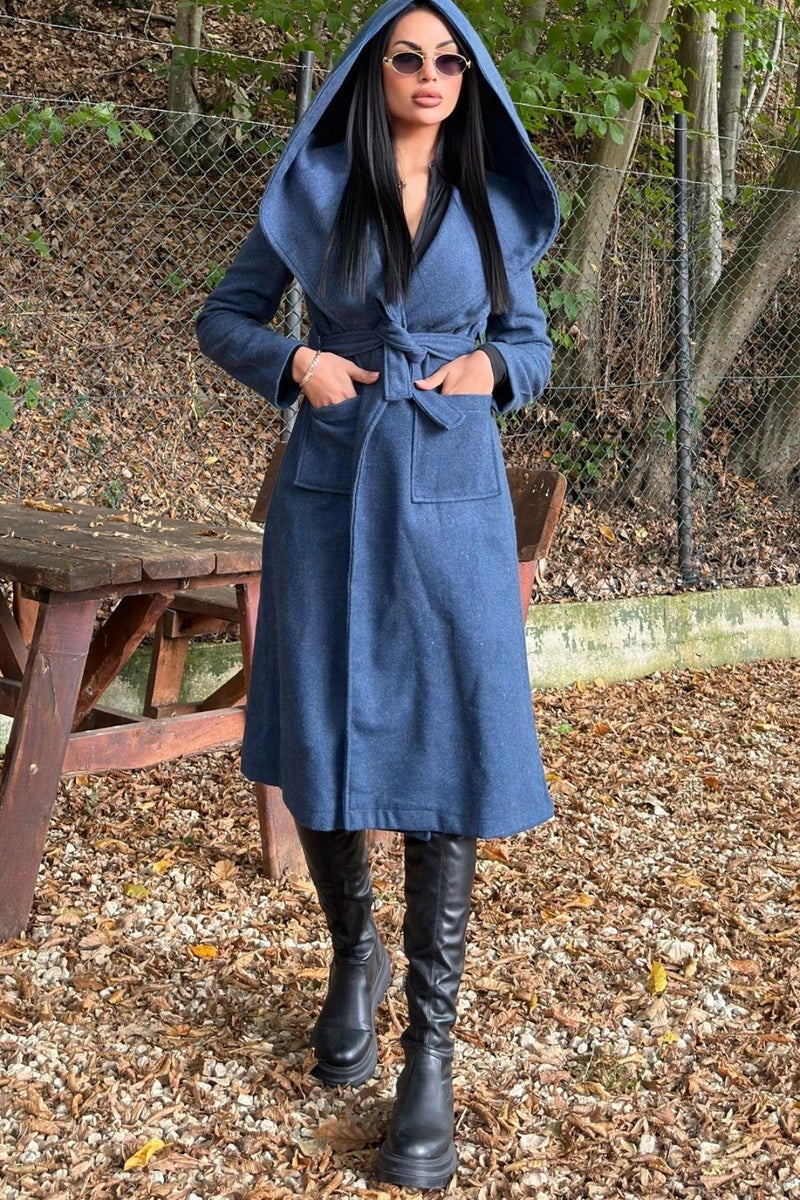 Weshaya Coat Women Indigo blue - Image 1