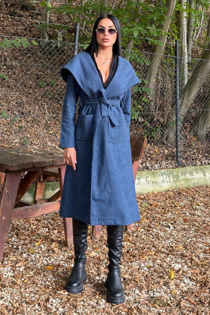 Weshaya Coat Women Indigo blue - Image 2