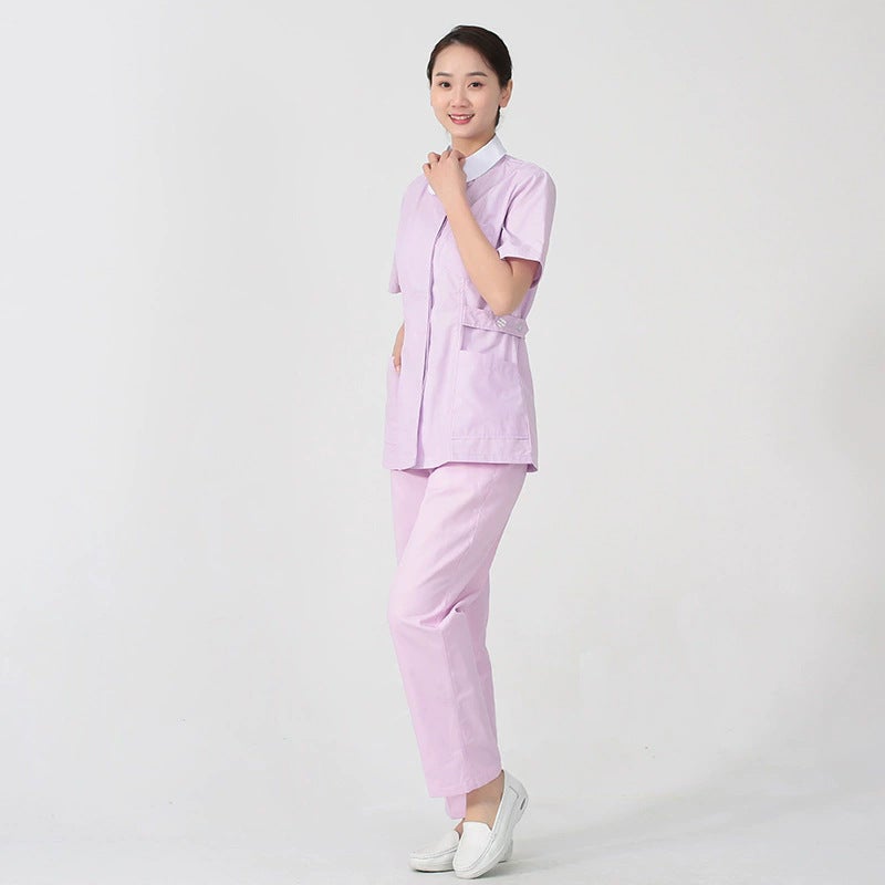 Hospital Nurse Uniform Two-Piece Set Pharmacy Clinic Dental Work Suit Caregiver Maternity Nurse Clothing Breathable Spring - Image 3