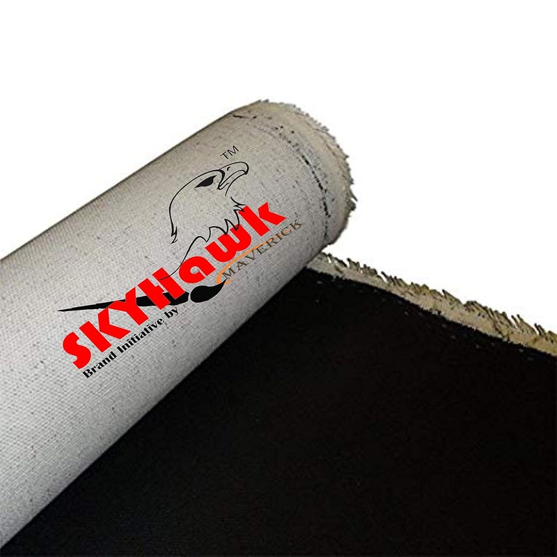 SKYHawk Black Medium Grain Canvas Roll (10 Oz) (48" x 5 Meters) - Image 1