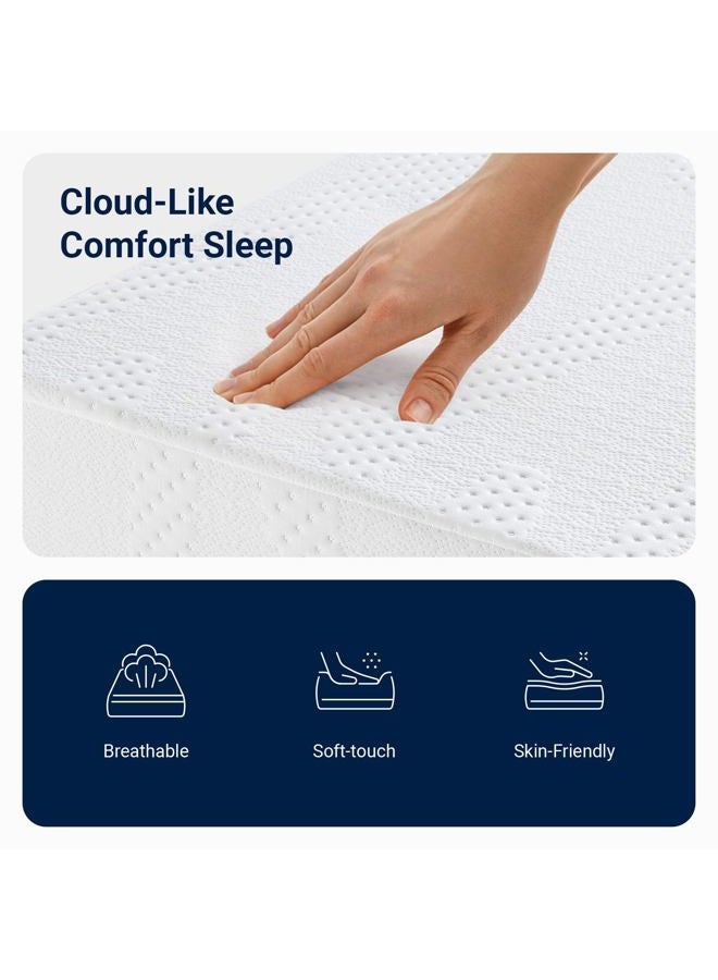 Avenco Twin XL Mattress, 8 Inch Twin XL Bed Mattress in a Box, Gel Memory Foam Mattresses for Cooling Night Sleep & Pressure Relief, Colchones TXL Fiberglass Free CertiPUR-US Certified - Image 4