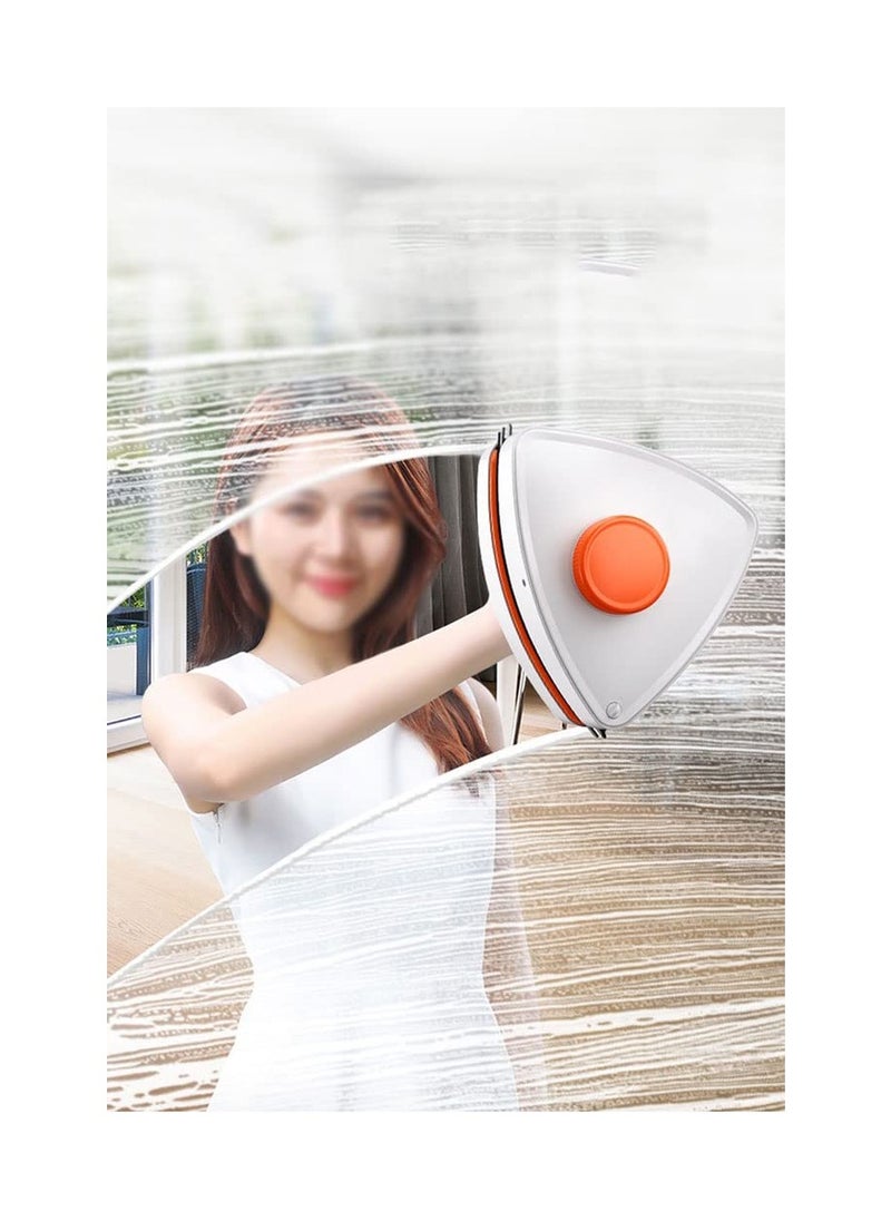 SYOSI Magnetic Window Cleaner, Double-Sided Window Cleaner Glass Wiper Magnetic Cleaning Tools, 10-Files Adjustable, Suitable for Glass with Thickness of 0.2-1.0 Inches (5-25mm)  - Image 2