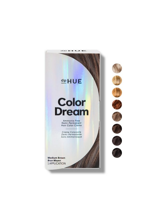 Color Dream, Medium Brown - Ammonia-Free, Demi-Permanent Hair Color - Lasts 16 Washes - Boosts Shine - Cruelty Free, Paraben Free, Sulfate Free, Leaping Bunny Certified - 4 Oz - pzsku/ZC240665E2AF42CD35E77Z/45/_/1733730140/3dff8ffb-87f7-47ca-ab95-178654733b1c