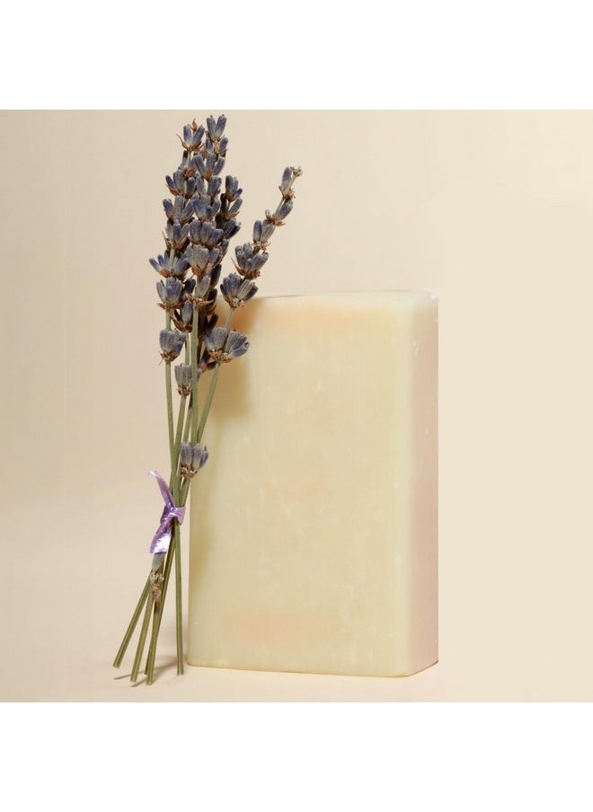 Dr. Natural - Dr. Natural Castile Bar Soap - Multipurpose Soap Bar with Anti-Acne Properties - For Face, Body and Hair - Sensitive Skin Body Wash - Lavender - 2 pcs - Image 1