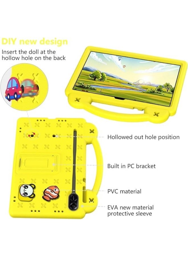 General Case Compatible with Honor Pad X9 11.5 Inch 2023, DIY Accessories for Kids, Shockproof Case with [Pencil Holder] [Shoulder Strap] [Handle Stand]  - Image 2