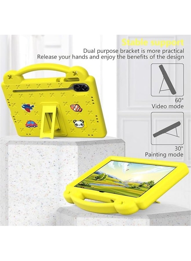 General Case Compatible with Honor Pad X9 11.5 Inch 2023, DIY Accessories for Kids, Shockproof Case with [Pencil Holder] [Shoulder Strap] [Handle Stand]  - Image 4