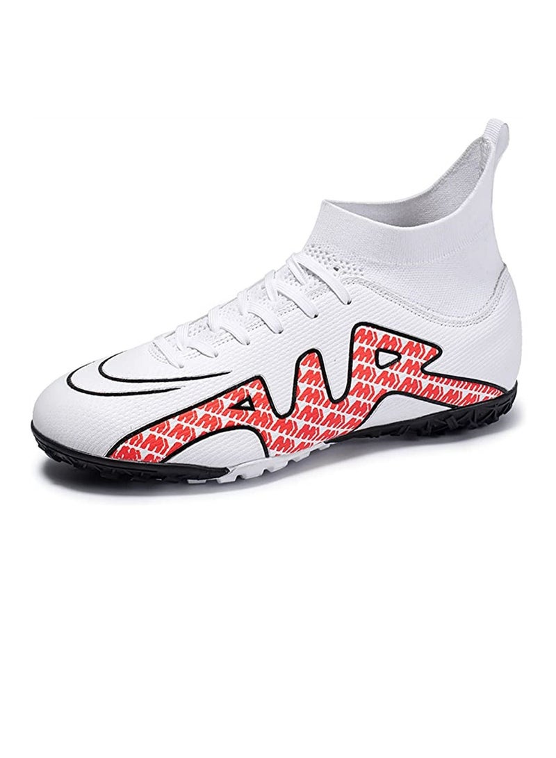 NIBEMINENT Men's Soccer Shoes Cleats Outdoor Indoor Athletic Football Firm Ground Breathable Sneakers Competition Training  - Image 1