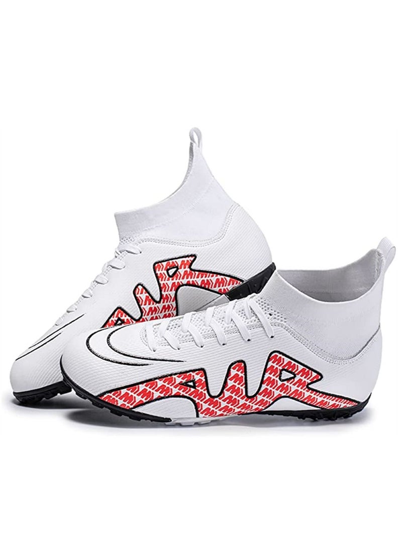 NIBEMINENT Men's Soccer Shoes Cleats Outdoor Indoor Athletic Football Firm Ground Breathable Sneakers Competition Training  - Image 2