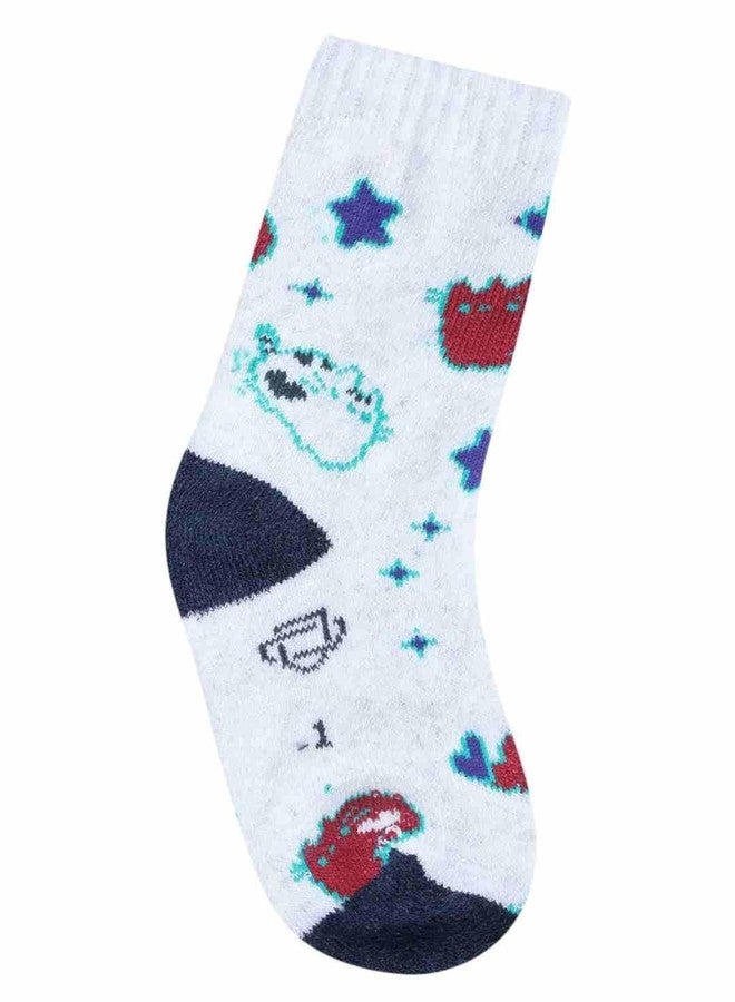 Dollar Kids Socks For Boys & Girls In Blended Cotton (Pack Of 5) - Image 4