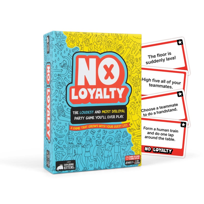 Exploding Kittens No Loyalty Win Challenges Switch Teams Repeat Chaotic Party Game for Large Groups and Holidays 420 Players Ages 7 - Image 3