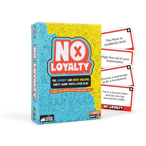 Exploding Kittens No Loyalty Win Challenges Switch Teams Repeat Chaotic Party Game for Large Groups and Holidays 420 Players Ages 7 - Image 1