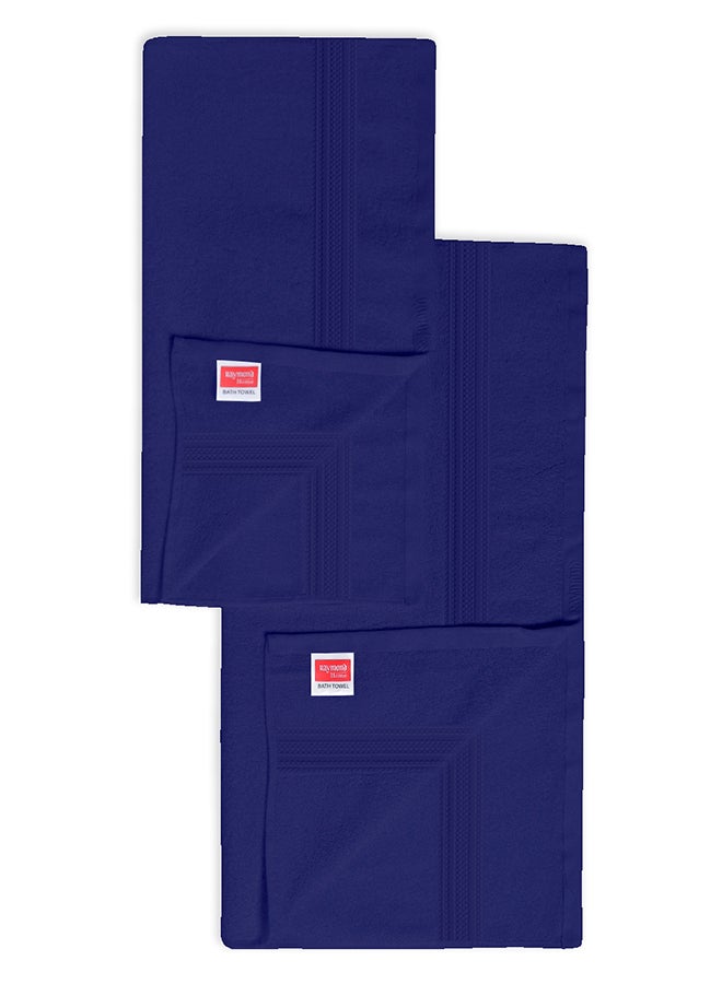 Raymond Raymond Home Towel Gift Sets 450 GSM 2 Bath & 2 Hand Towels Super Soft  Pure Cotton (75 x 150 cm(1)+ 60 x 120 cm(1) + 40 x 60 cm (2)) Towel  - Image 3