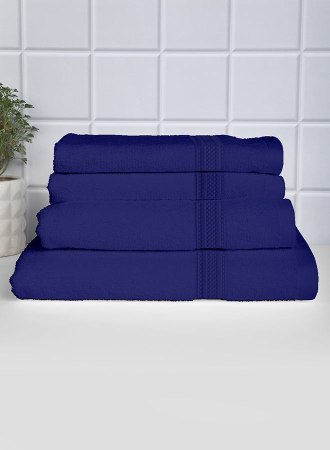 Raymond Raymond Home Towel Gift Sets 450 GSM 2 Bath & 2 Hand Towels Super Soft  Pure Cotton (75 x 150 cm(1)+ 60 x 120 cm(1) + 40 x 60 cm (2)) Towel  - Image 4