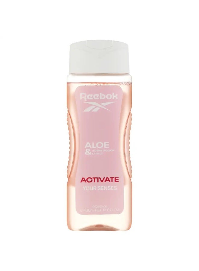 Reebok Activate Your Senses Aloe & Orange Blossom Extract Shower Gel - 400ml