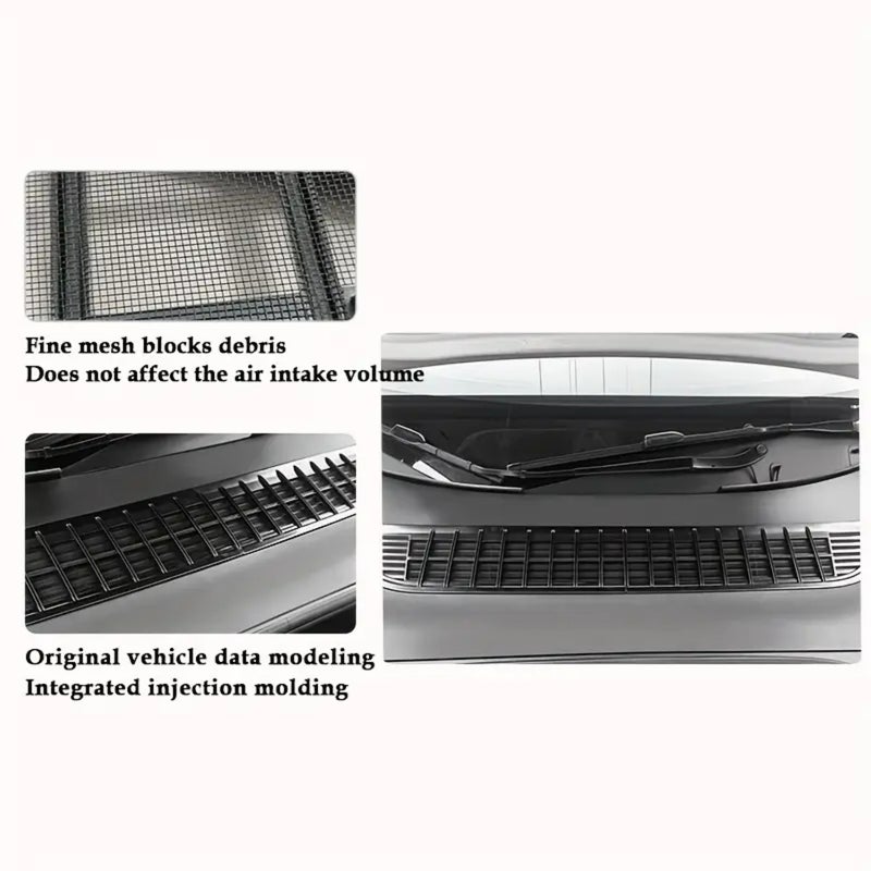Suitable for Tesla New Model Y Juniper 2025 insect proof mesh front luggage compartment insect proof and dustproof inner ventilation grille air inlet protective cover - Image 4